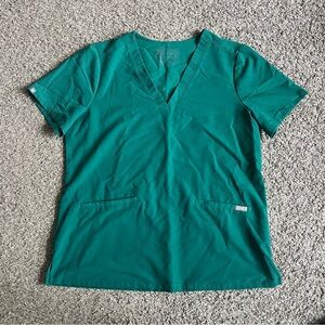 Figs Scrub Nursing Top Short Sleeve Technical Collection Women's Large